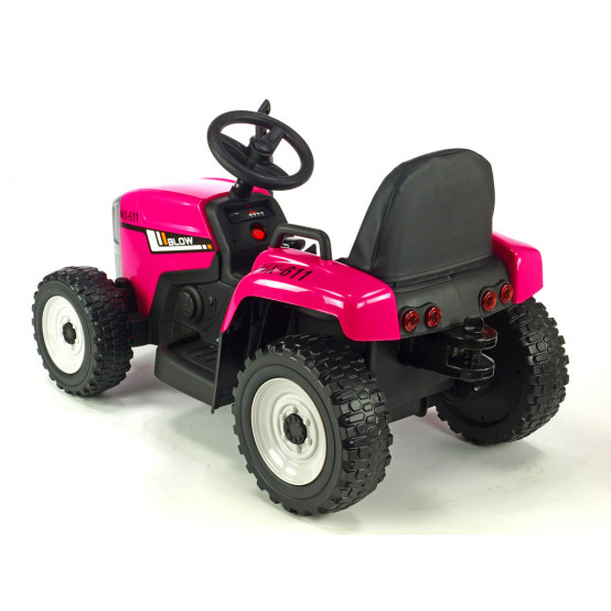 Blow MX-611 traktor s vlekem a 2.4G dálkovým ovládáním, RŮŽOVÝ